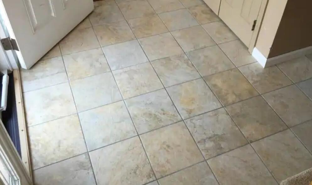 ceramic tile floor mopping