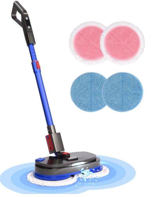 electric spin mop floor cleaning