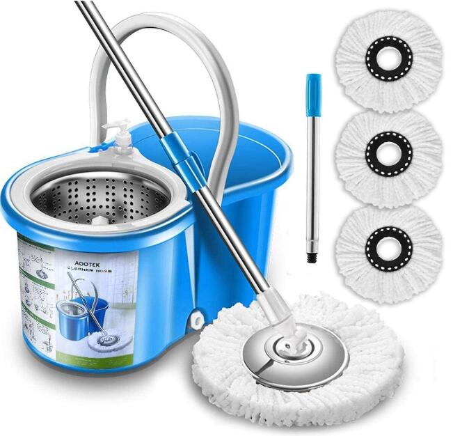 spin mop cleaner for rubber floors