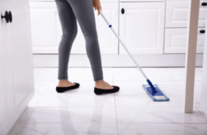 how to clean marble floor with baking soda