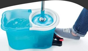 hurricane spin mop and bucket set for home deep cleaning