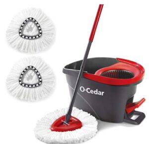 o cedar microfiber mop and bucket wringer for rubber gym floor