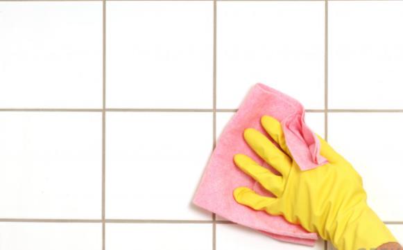 how to clean blood stains off tile floor