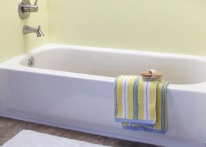 your bathtub is dirty and needs to be cleaned