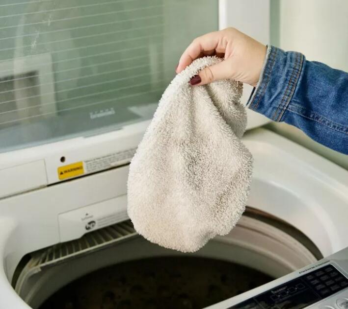 how to wash mop head pad in washing machine