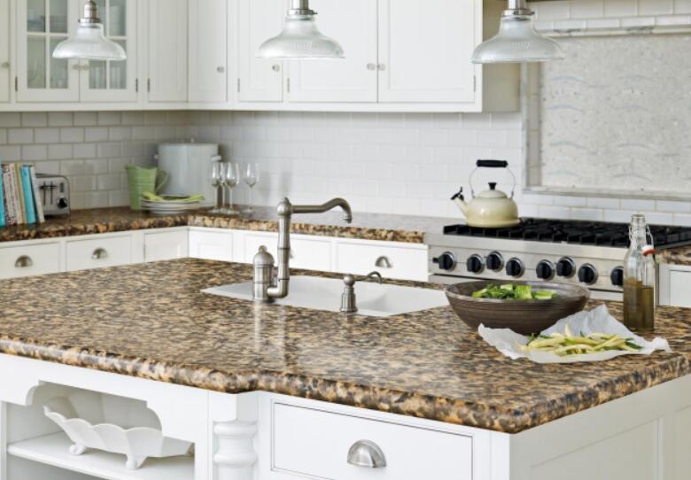 clean the kitchen countertops