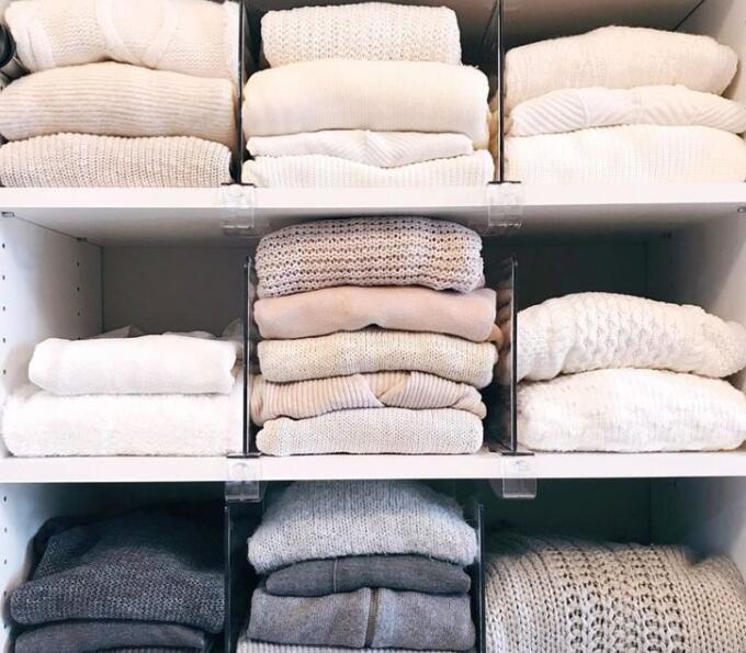 Organizing winter Clothes
